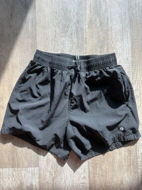 Amazon Men's Black Swim Board Shorts